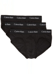 Calvin Klein Underwear Three-Pack Black Classic Fit Hip Briefs