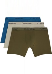 Calvin Klein Underwear Three-Pack Multicolor Classic Fit Boxer Briefs