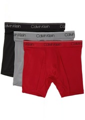 Calvin Klein Underwear Three-Pack Multicolor Microfiber Stretch Boxers