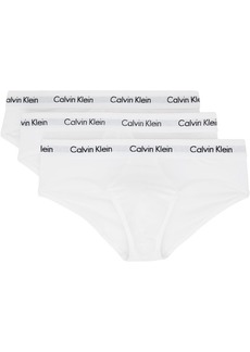 Calvin Klein Underwear Three-Pack White Briefs