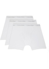 Calvin Klein Underwear Three-Pack White Classic Fit Boxer Briefs
