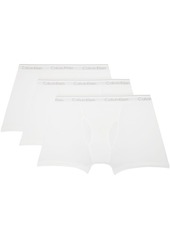 Calvin Klein Underwear Three-Pack White Classics Boxers