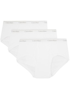Calvin Klein Underwear Three-Pack White Classics Briefs