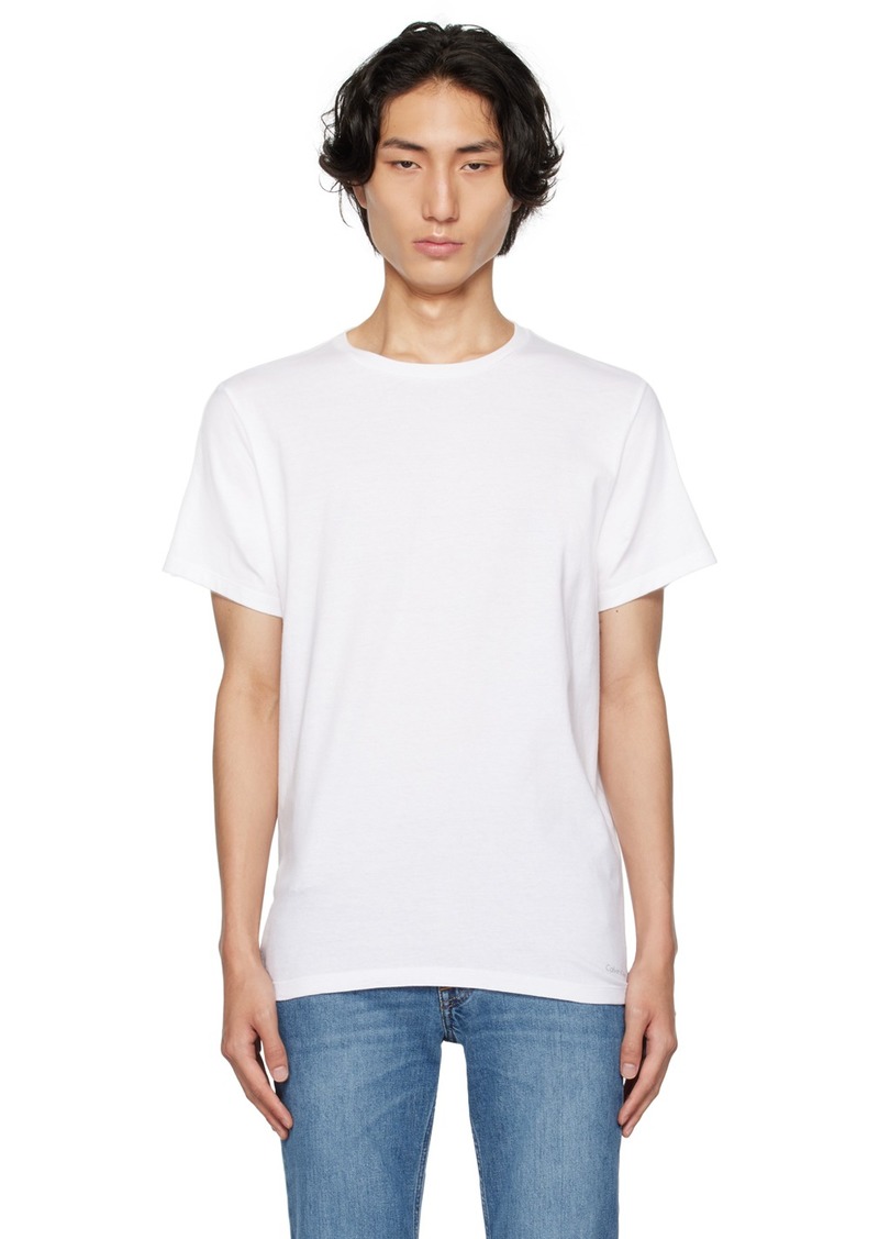 Calvin Klein Underwear Three-Pack White Crewneck T-Shirts