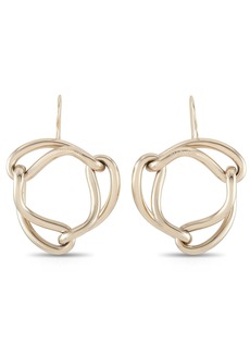 Calvin Klein Unified Champagne Gold PVD-Plated Stainless Steel Earrings