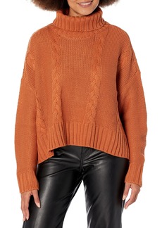 Calvin Klein Women Everyday Cable Turtle Neck Long Sleeve