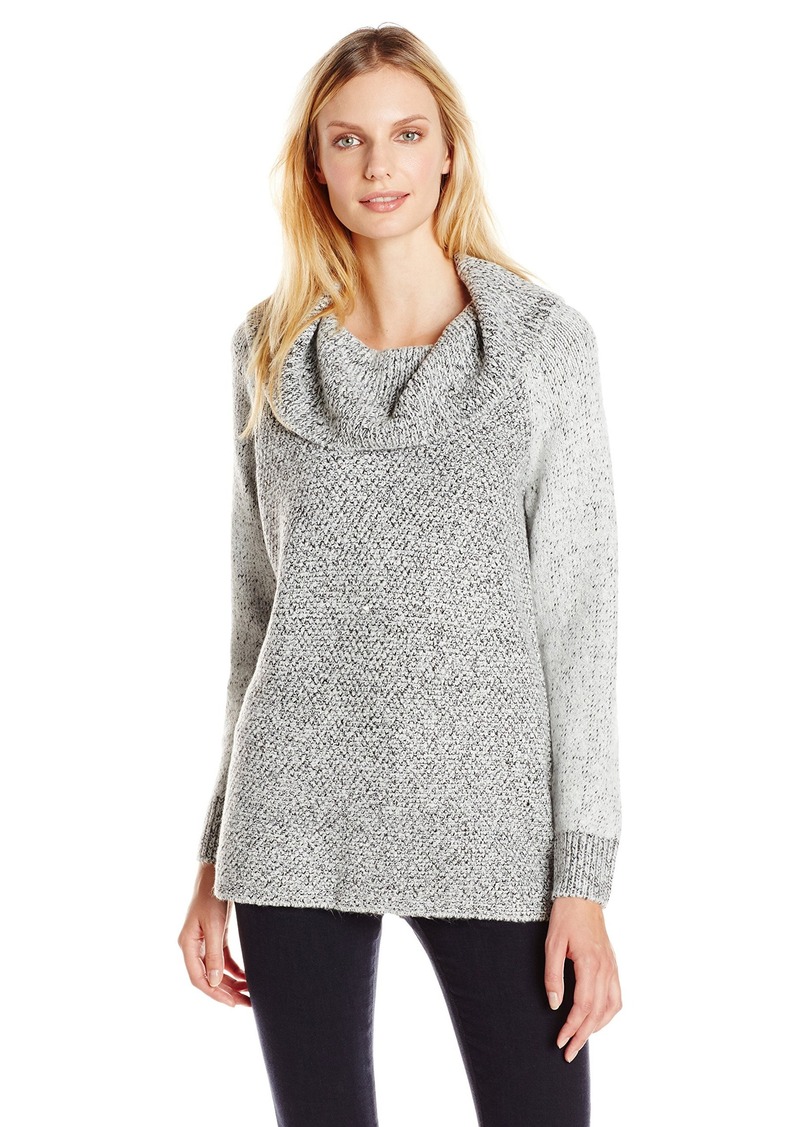 On Sale today! Calvin Klein Calvin Klein Women's 2Tone Cowl Neck Sweater