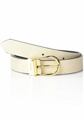 Calvin Klein Women's 35MM Flat Reversible Strap Belt