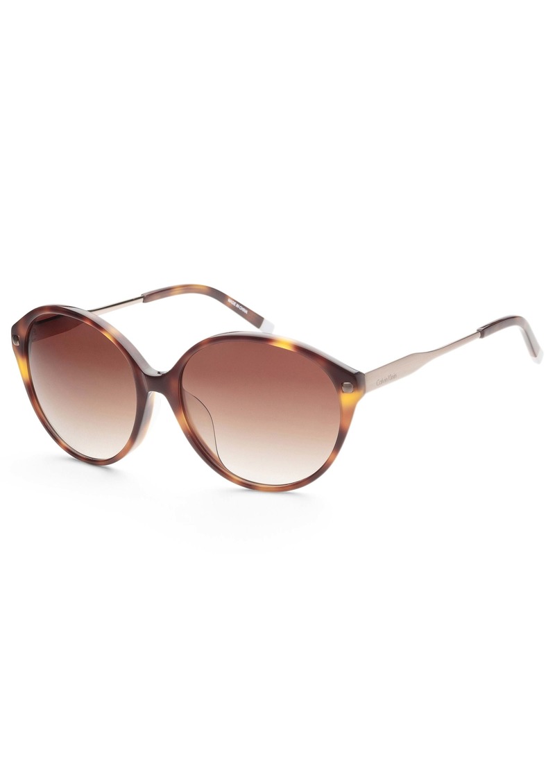 Calvin Klein Women's 57mm Brown Sunglasses CK4332SA-214