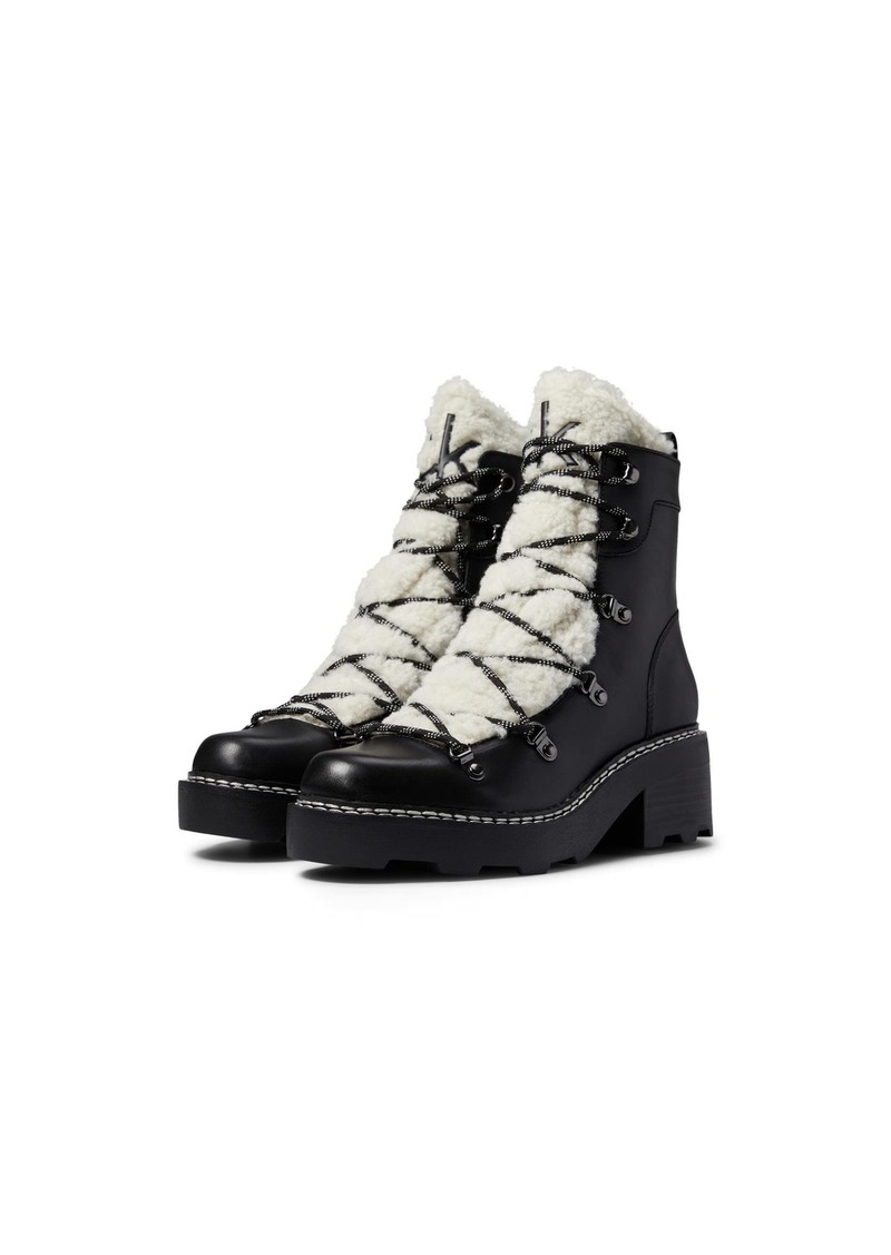 Calvin Klein Women's Alaina Hiking Boot Black