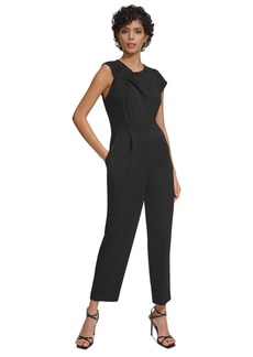 Calvin Klein Women's Asymmetric Jumpsuit - Black