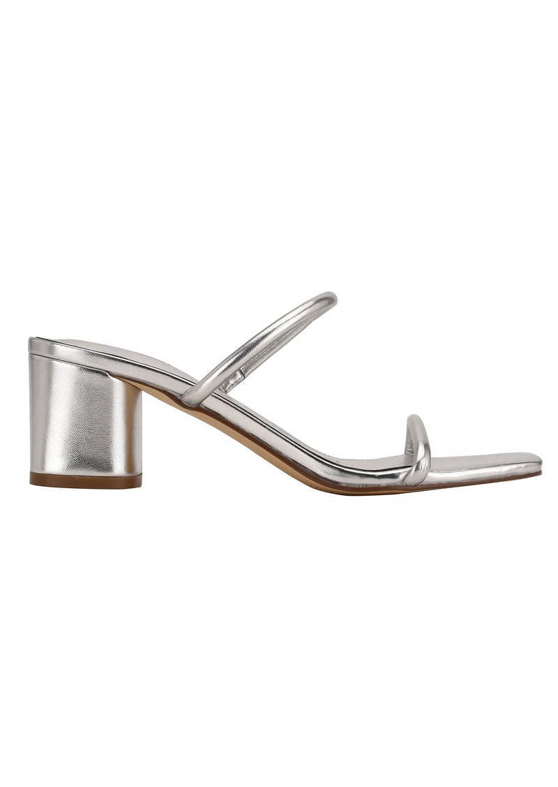 Calvin Klein Women's Beccy Heeled Sandal Silver