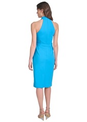 Calvin Klein Women's Belted Sheath Dress - Sea