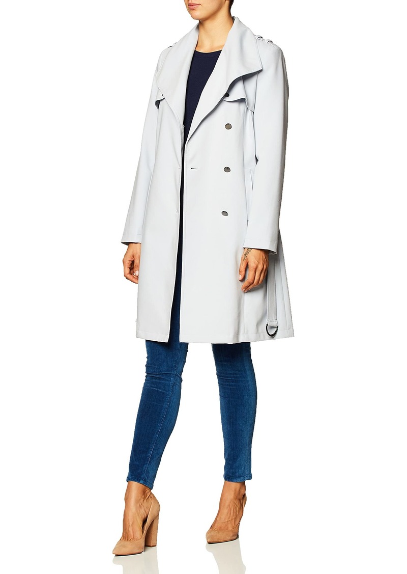 Calvin Klein Women's Belted Wrap Trenchcoat