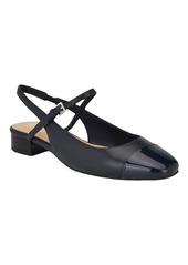 Calvin Klein Women's Blaire Round Toe Block Heel Dress Shoes - Black