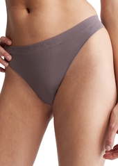 Calvin Klein Women's Bonded Flex Mid-Rise Thong Underwear QD3958 - Sparrow