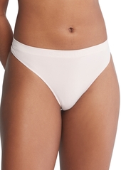 Calvin Klein Women's Bonded Flex Mid-Rise Thong Underwear QD3958 - Sparrow