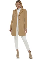 Calvin Klein Women's Classic Cashmere Wool Blend Coat CAMEL