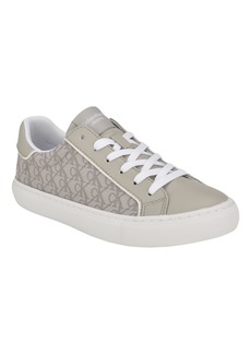 Calvin Klein Women's Charli Round Toe Casual Lace-Up Sneakers - Light Gray Multi