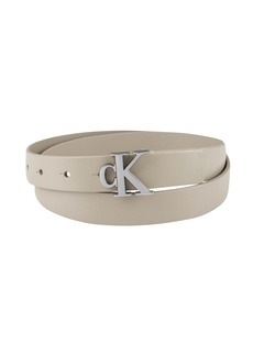 Calvin Klein Men's CK Monogram Buckle Belt