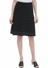 Calvin Klein Women's Contrast Stitching Skirt