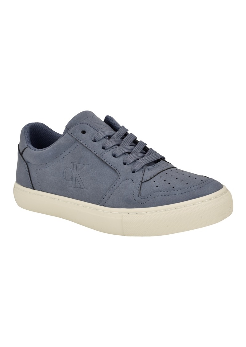 Calvin Klein Women's Corha Casual Round Toe Lace-up Sneakers - Dark Gray