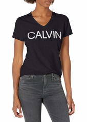 Calvin Klein Women's Crew Neck T-Shirt (Standard and Plus)