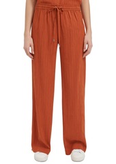 Calvin Klein Women's Crinkle Drawstring Wide Leg Pant - Tera