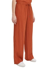 Calvin Klein Women's Crinkle Drawstring Wide Leg Pant - Tera