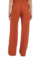 Calvin Klein Women's Crinkle Drawstring Wide Leg Pant - Tera