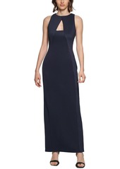 Calvin Klein Women's Cut Out at Chest Gown