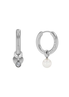 Calvin Klein Women's Stainless Steel Huggie Earrings Gift Set - Silver-tone