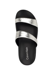 Calvin Klein Women's Explore Footbed Slide Sandals - Ivory