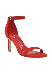 Calvin Klein Women's Fairy Dress Sandals - Dark Red Suede