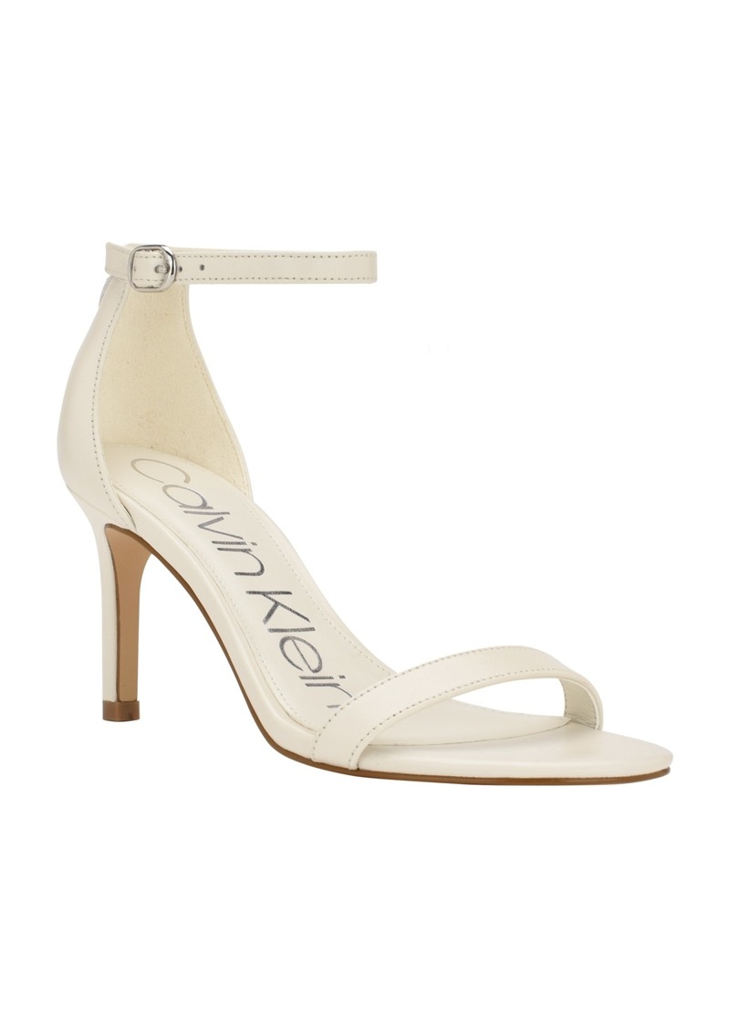 Calvin Klein Women's Fairy Dress Sandals - Ivory Leather