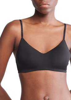 Calvin Klein Women's Form To Body Lightly Lined Bralette QF7618 - Black