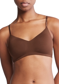 Calvin Klein Women's Form To Body Lightly Lined Bralette QF7618 - Umber