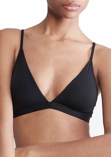 Calvin Klein Women's Form to Body Lightly Lined Triangle Bralette