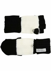 Calvin Klein Women's FT 2TONE Knit Glove black