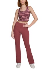 Calvin Klein Women's High-Rise Flare Full-Length Leggings - Sedona