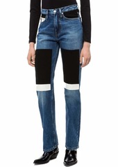 Calvin Klein Women's High Rise Straight Fit Jeans  32X30