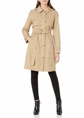 Calvin Klein Women's Hooded Trenchcoat