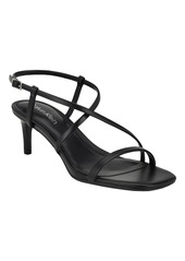 Calvin Klein Women's Ishaya Strappy Low Heel Dress Sandals - Light Natural