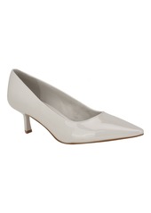 Calvin Klein Women's Kierra Slip-On Pointy Toe Dress Pumps - Grey Patent