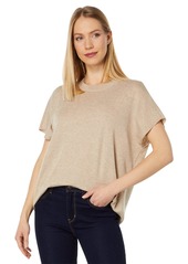 Calvin Klein Women's Lightweight Crew Neck Everyday Short Sleeve Comfortable Poncho