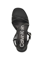 Calvin Klein Women's Lilana Strappy Platform Sandals - Taupe