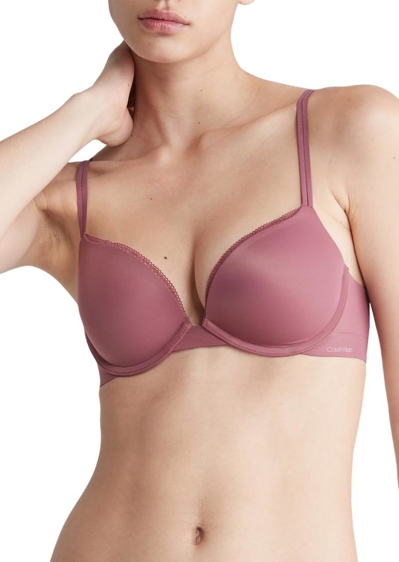 Calvin Klein Liquid Touch Push Up Plunge Bra