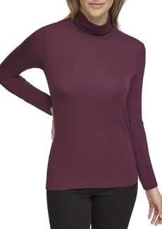 Calvin Klein Women's Long Sleeve Turtleneck Top