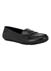 Calvin Klein Women's Lunya Slip-On Casual Flat Loafers - Black