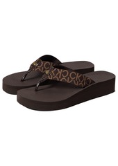 Calvin Klein Women's Meena Flip-Flop Brown